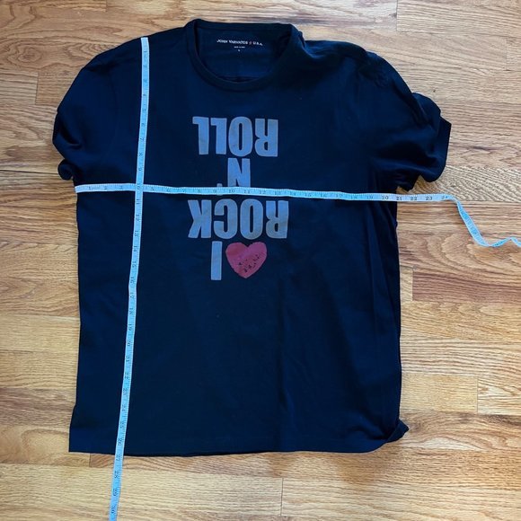 EUC John Varvatos I love Rock N Roll Tee Men's Large Black Cotton - Picture 9 of 9